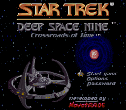 Star Trek - Deep Space Nine - Crossroads of Time (USA) Title Screen